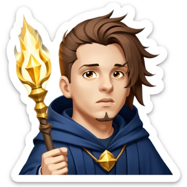 Stormcaller Wizard sticker