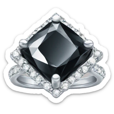 Black Diamond ring sticker