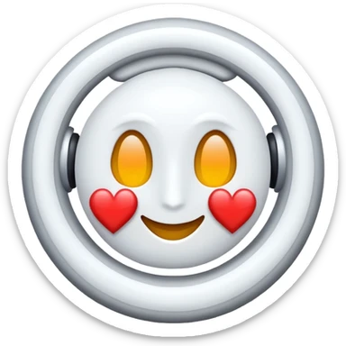 Quiero un emoji de la paz con una paloma blanca y un círculo sticker