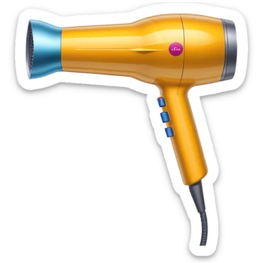 Dyson hair dryer sticker