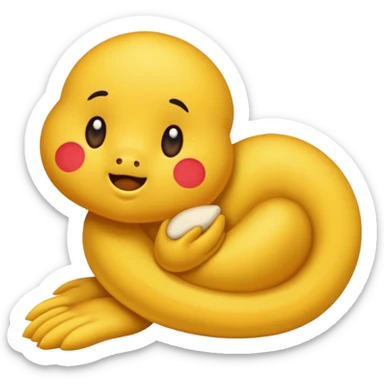 Nude women playing with her pussy sticker