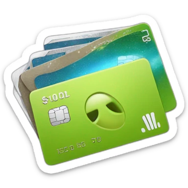 Credit card swiping itself sticker