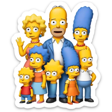 crea emoji con tutti i personaggi dei simpson sticker