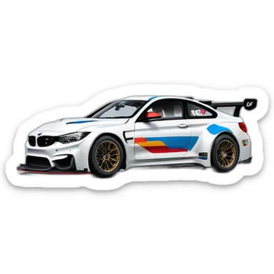 BMW M4 GT3 sticker