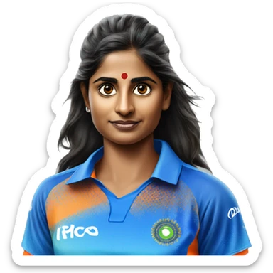 Mithali Raj in Indian Jersery sticker