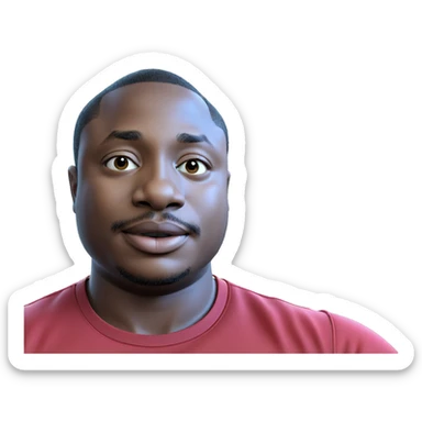 boy in black shirt sticker