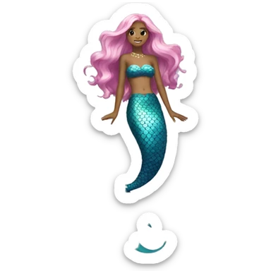 mermaid aesthetic sticker