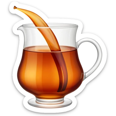 kulpsuz ince belli çay bardağı türk çayı sticker