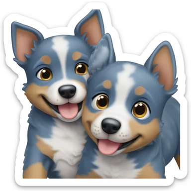 Bluey and bingo sticker