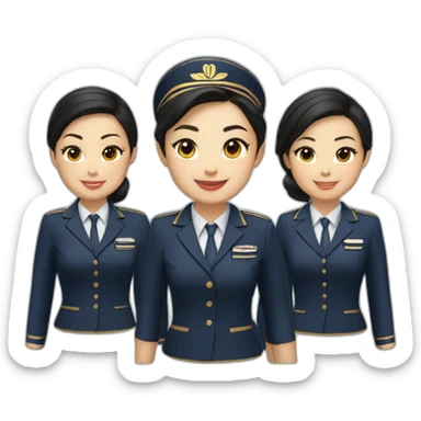 Singapore Airlines cabin crew sticker