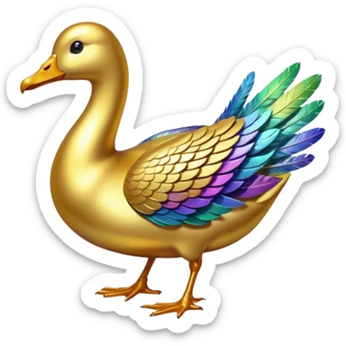 more interesting one golden goose sticker