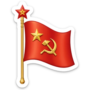 Ussr flag sticker