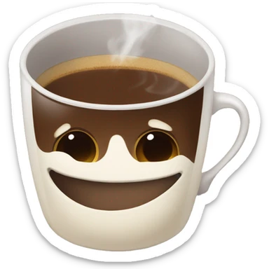 Coffie in thee sticker