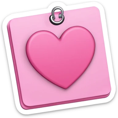 Girly sticky note
 sticker