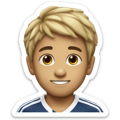 Niño rata aficionad al futbol sticker