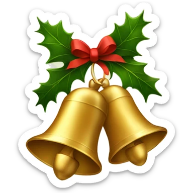 Christmas bells sticker