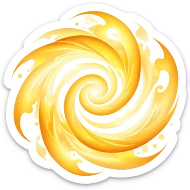 mystical energy, divine creation, and an ethereal, otherworldly essence cosmic birth, flowing energy, and celestial themes sticker