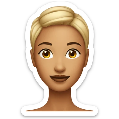 glowing healthy skin woman  sticker