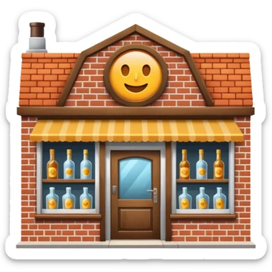 Alcohol store building sticker