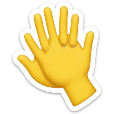 Non smiling hugging emoji sticker