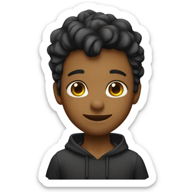 Corazon de color negro vendado sticker