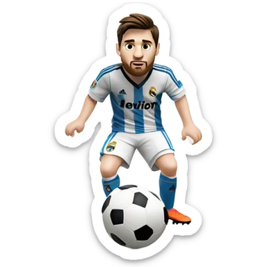 Messi Real Madrid  sticker