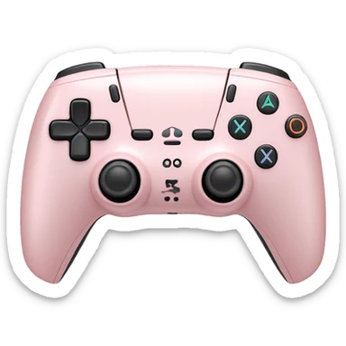 Blush Pink ps5 controller sticker