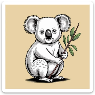 Koala sticker