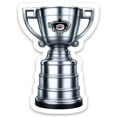 Stanley cup with Chanel logo sticker