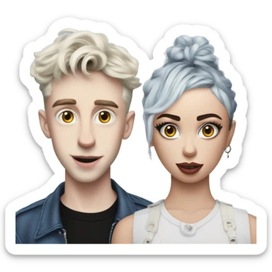 Troye sivan and charli xcx sticker