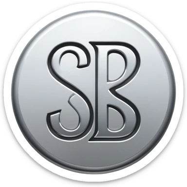 S and P logo sticker