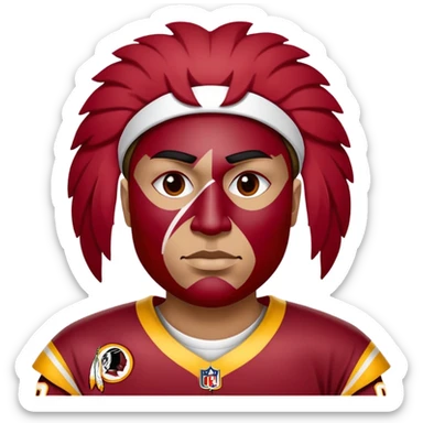 Washington redskins sticker
