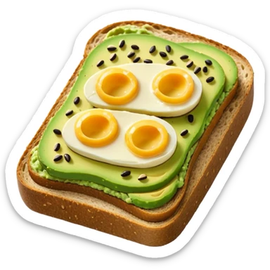 avocado toast no pt  sticker