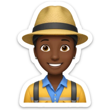 Tour Guide black sticker