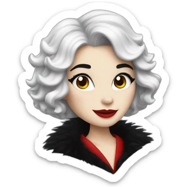 Cruella de Vil sticker
