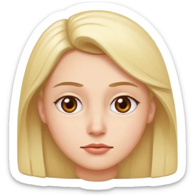 Face of someone giving a side eye  sticker