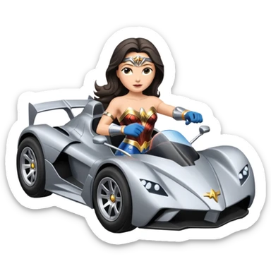 Wonder woman’s off road capable hypercar  sticker