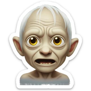 hide the pain gollum sticker