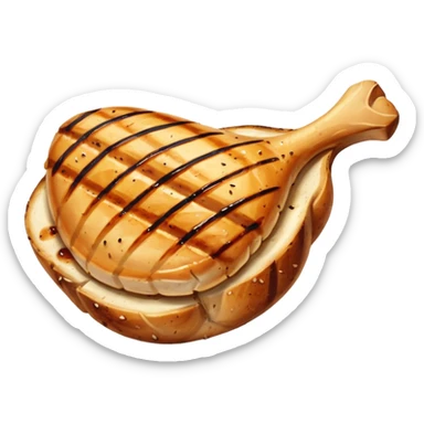 one Grilled Chicken breast sticker