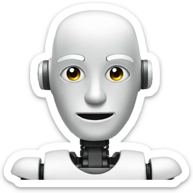 finance robot sticker