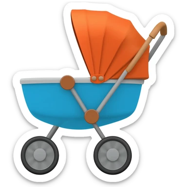 Xe đẩy em bé sticker