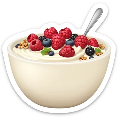 yogurt bowl sticker