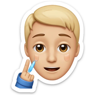 A combination of Face with Tears of Joy and Index Pointing at the Viewer sticker