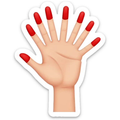 the bloodlines we are the ones hand symbol simple sticker