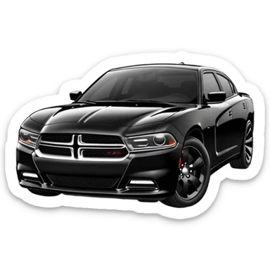 dodge charger sxt with black rims sticker