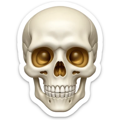 Gojo skeleton sticker