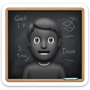 School Chalkboard sticker