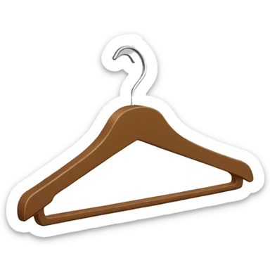 coat hanger  sticker