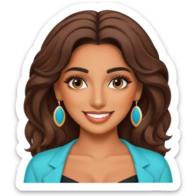 huda from love island crashout face  sticker