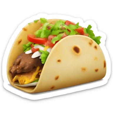 Asian taco sticker